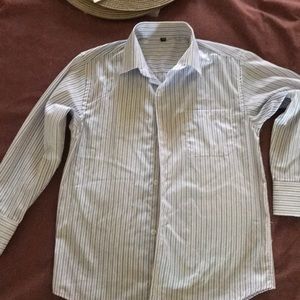 Boys size 10R long sleeve dress shirt